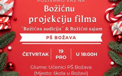 Božićna projekcija filma PŠ Božava