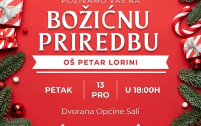 Božićna priredba učenica i učenika OŠ Petar Lorini